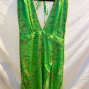 Silk-like dress for the summer